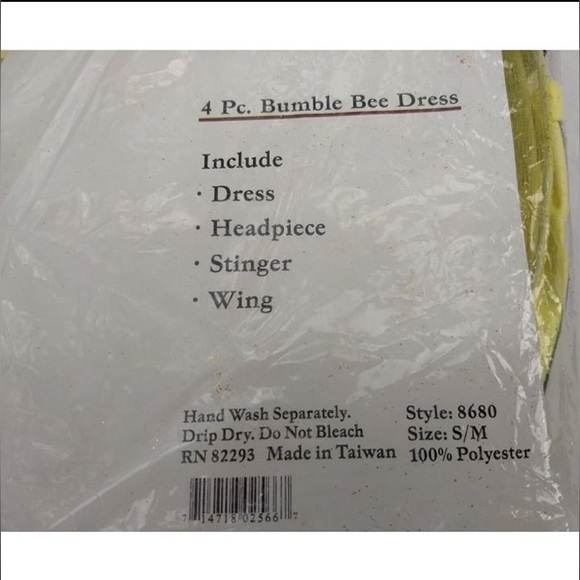 Sexy Women’s Leg Avenue Halloween Bee costume. 4 piece costume. Size S/M - Picture 4 of 8